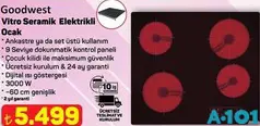 GOODWEST VİTRO SERAMİK ELEKTRİKLİ OCAK